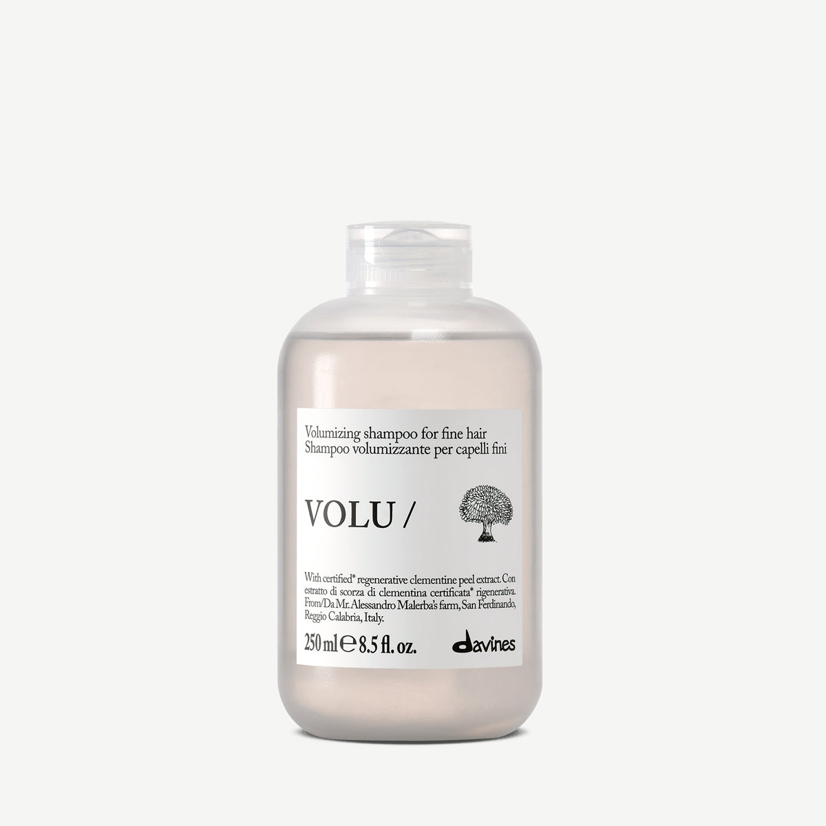 Davines tuuheuttava shampoo ohuille hiuksille